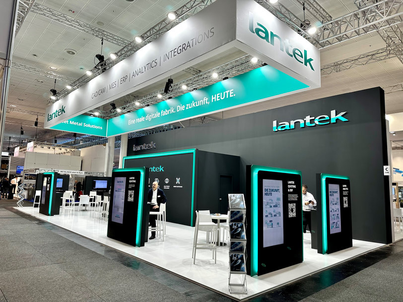 Lantek expondrá en EuroBLECH 2022 sus innovadores avances en software de plegado, presupuestación y la actualización de su suite v2022